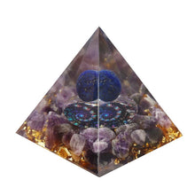 Load image into Gallery viewer, Obsidian Gemstone Pyramid Stones - Calming Healing Crystal
