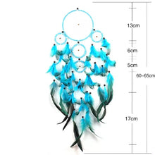 Load image into Gallery viewer, Dreamcatcher Feather Wall Hanging