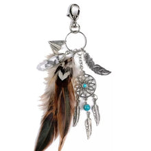 Load image into Gallery viewer, Dreamcatcher Feather Wall Hanging