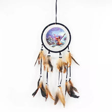 Load image into Gallery viewer, Dreamcatcher Feather Wall Hanging