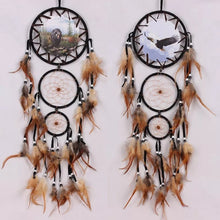 Load image into Gallery viewer, Dreamcatcher Feather Wall Hanging