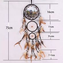 Load image into Gallery viewer, Dreamcatcher Feather Wall Hanging