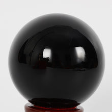 Load image into Gallery viewer, Obsidian Crystal Sphere 100mm Natural Grounding Ball Healing Stone With Stand
